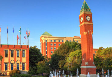 St. Louis, Missouri, USA - August 18, 2017: Saint Louis University in St. Louis, Missouri.