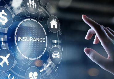 Insurance, health family car money travel Insurtech concept on virtual screen